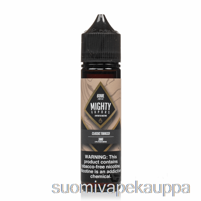 Vape Netistä Klassinen Tupakka - Mahtavat Höyryt - 60ml 0mg